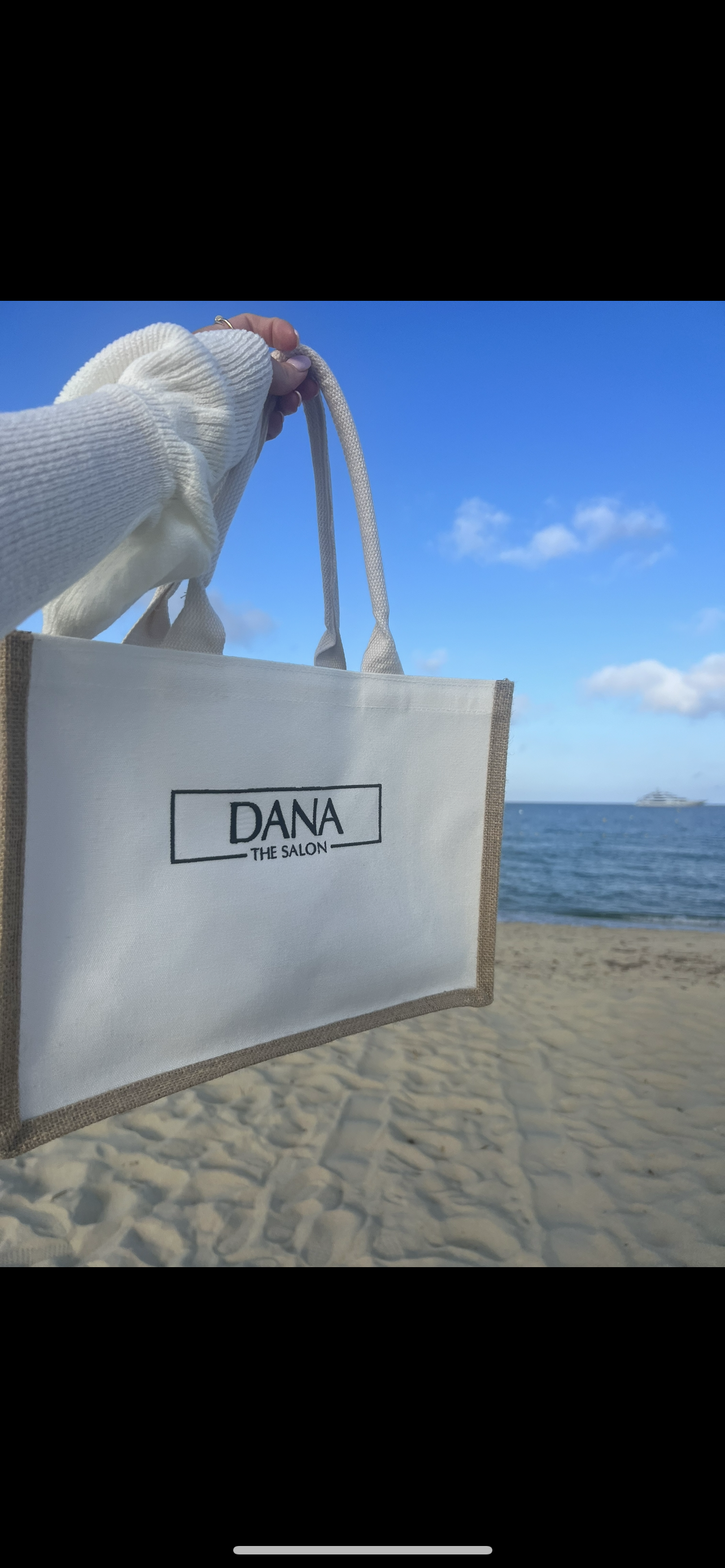 Dana The Salon Custom Beach Bag